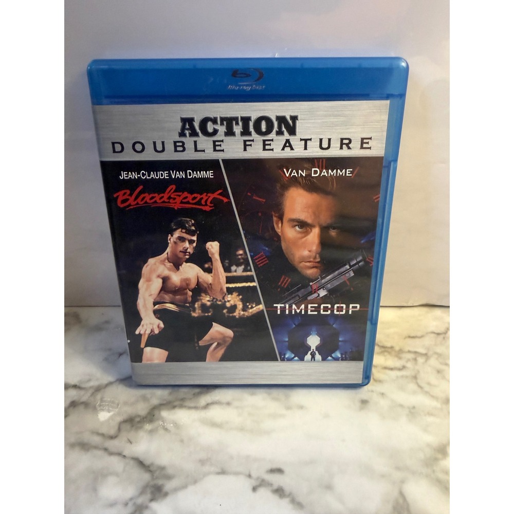Jean-Claude Van Damme Bloodsport Timecop Action Double Feature Blu-ray Disc